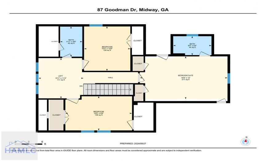 Upper Level Floorplan