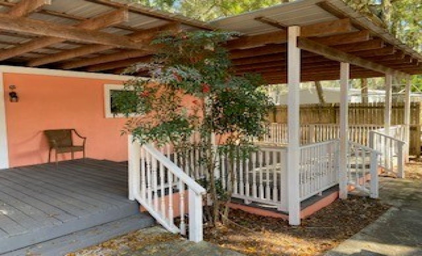 Covered Front Deck